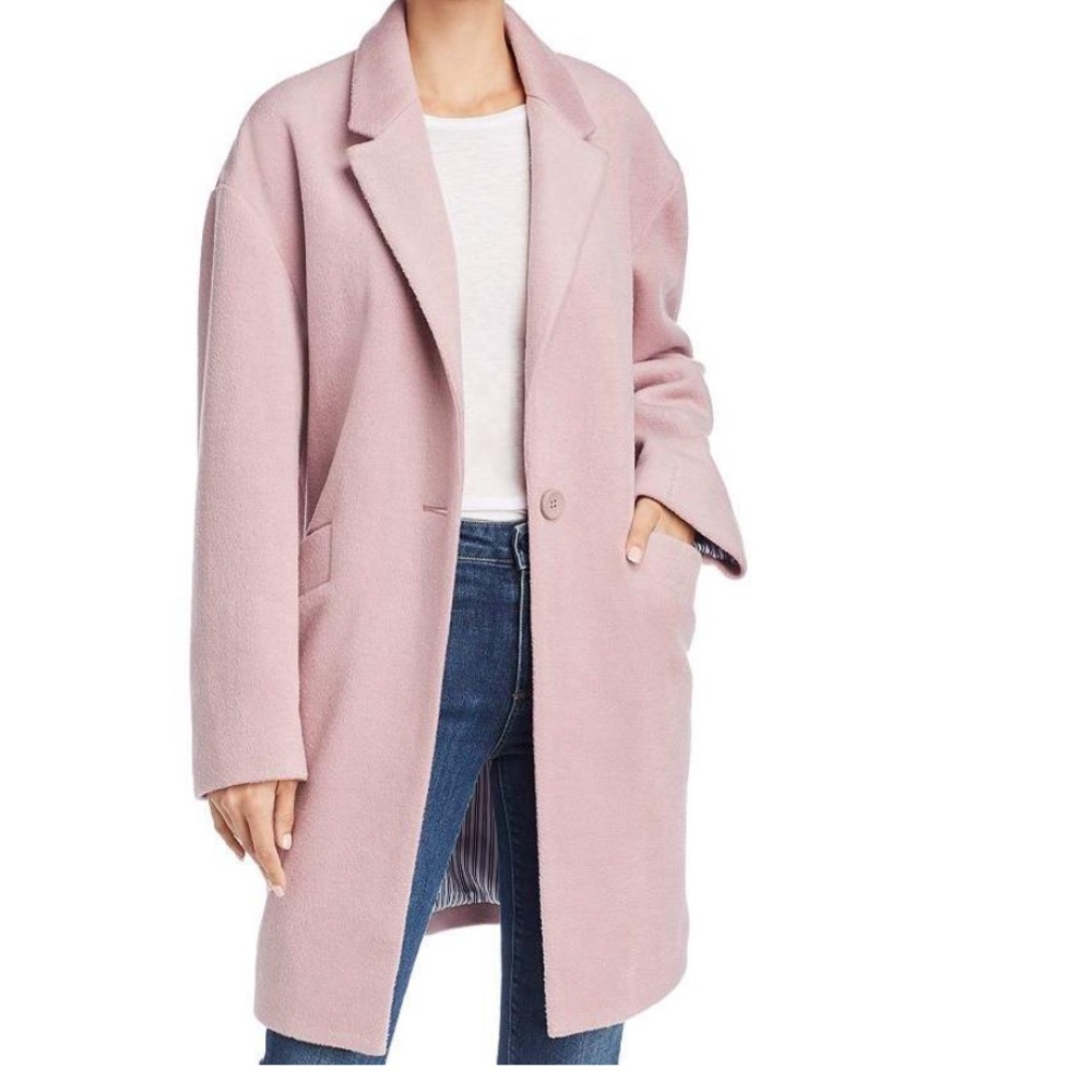 Astr the label pink oversized coat